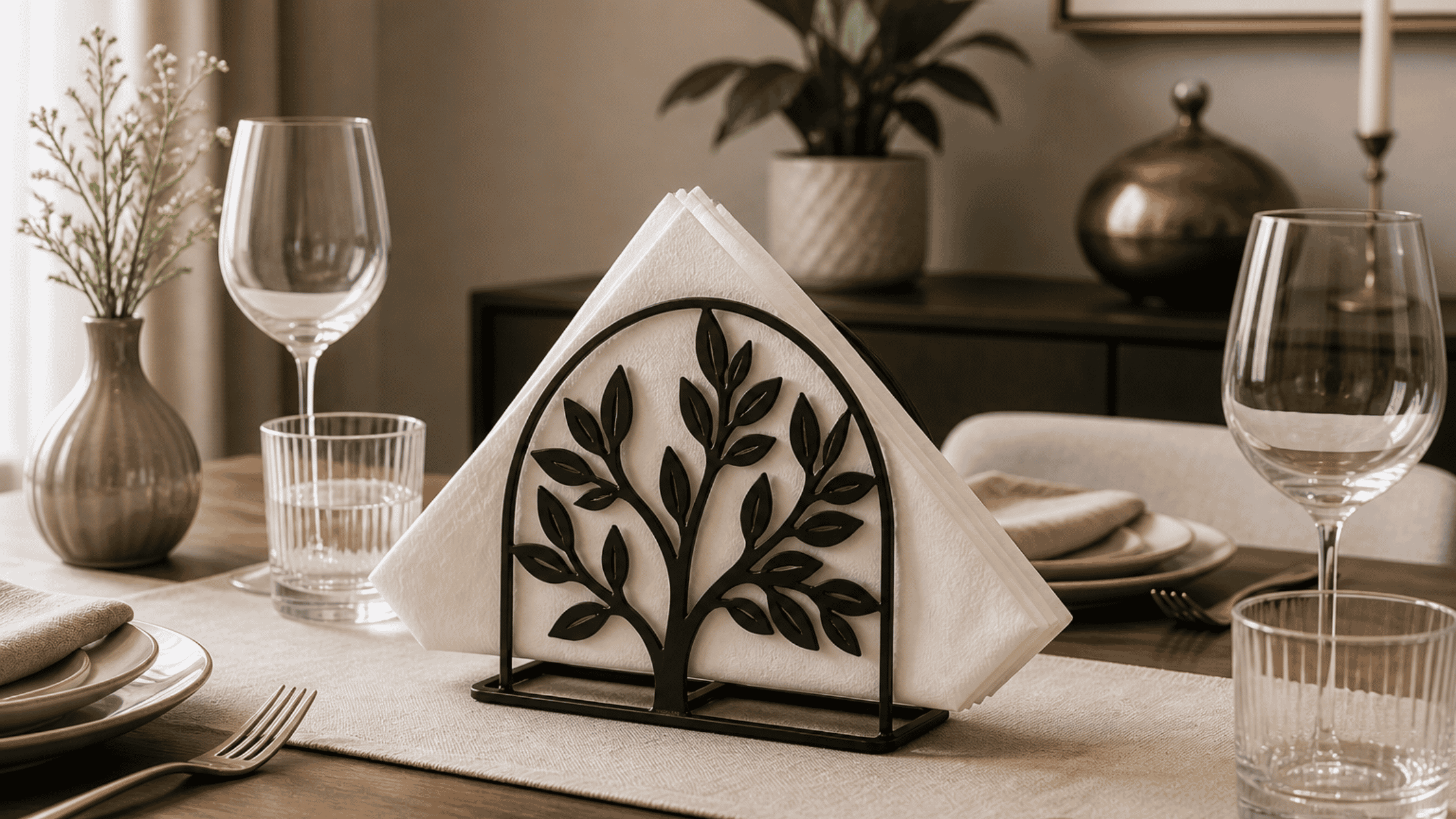 How Napkin Holders Enhance Your Dining Table’s Aesthetics: Material, Style, and Size